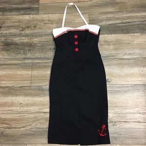 Rock steady pinup sailor dress